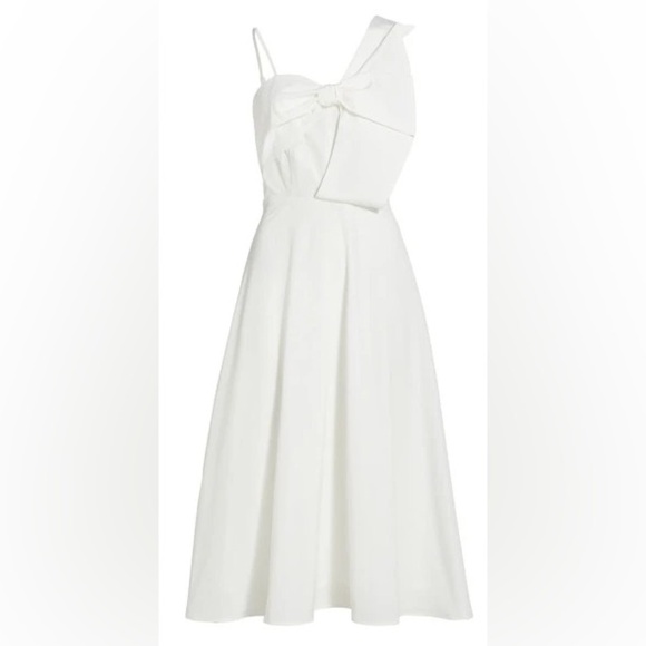 Elie Tahari The Emily Bow Midi Dress - Picture 2 of 7